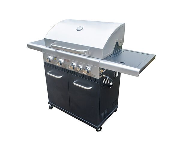Jumbuck 4 Burner Hooded Stardom BBQ with Side Burner